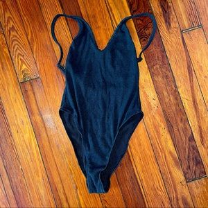 Black Urban Outfitters Bodysuit